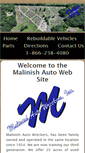 Mobile Screenshot of malinishauto.com